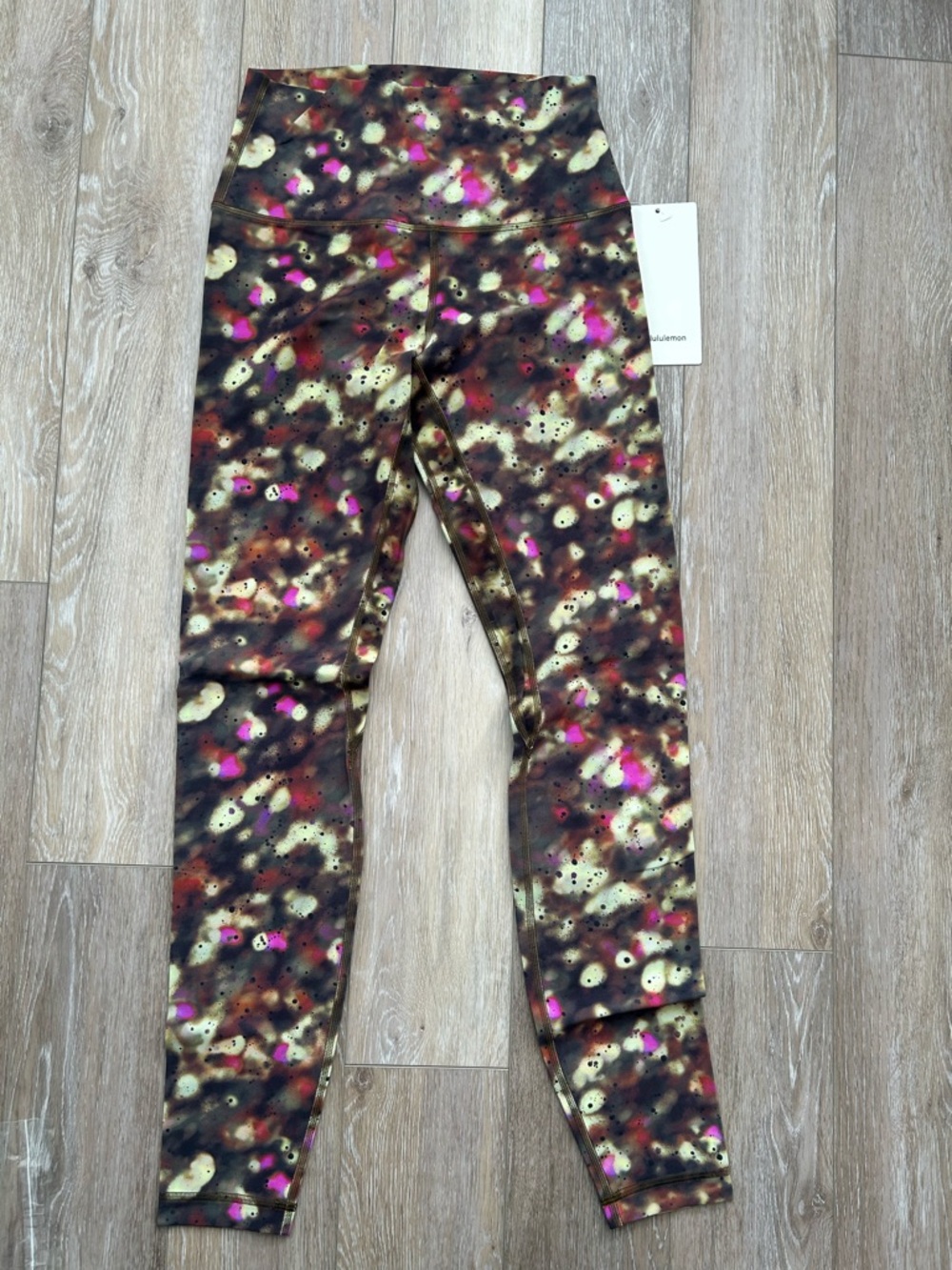 lululemon athletica align Multicolor Abstract Print High-Rise Leggings Size 6
